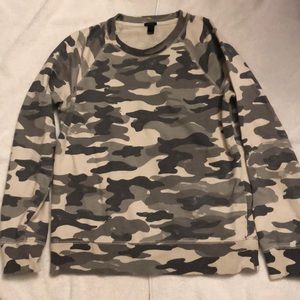 Jcrew camo sweater